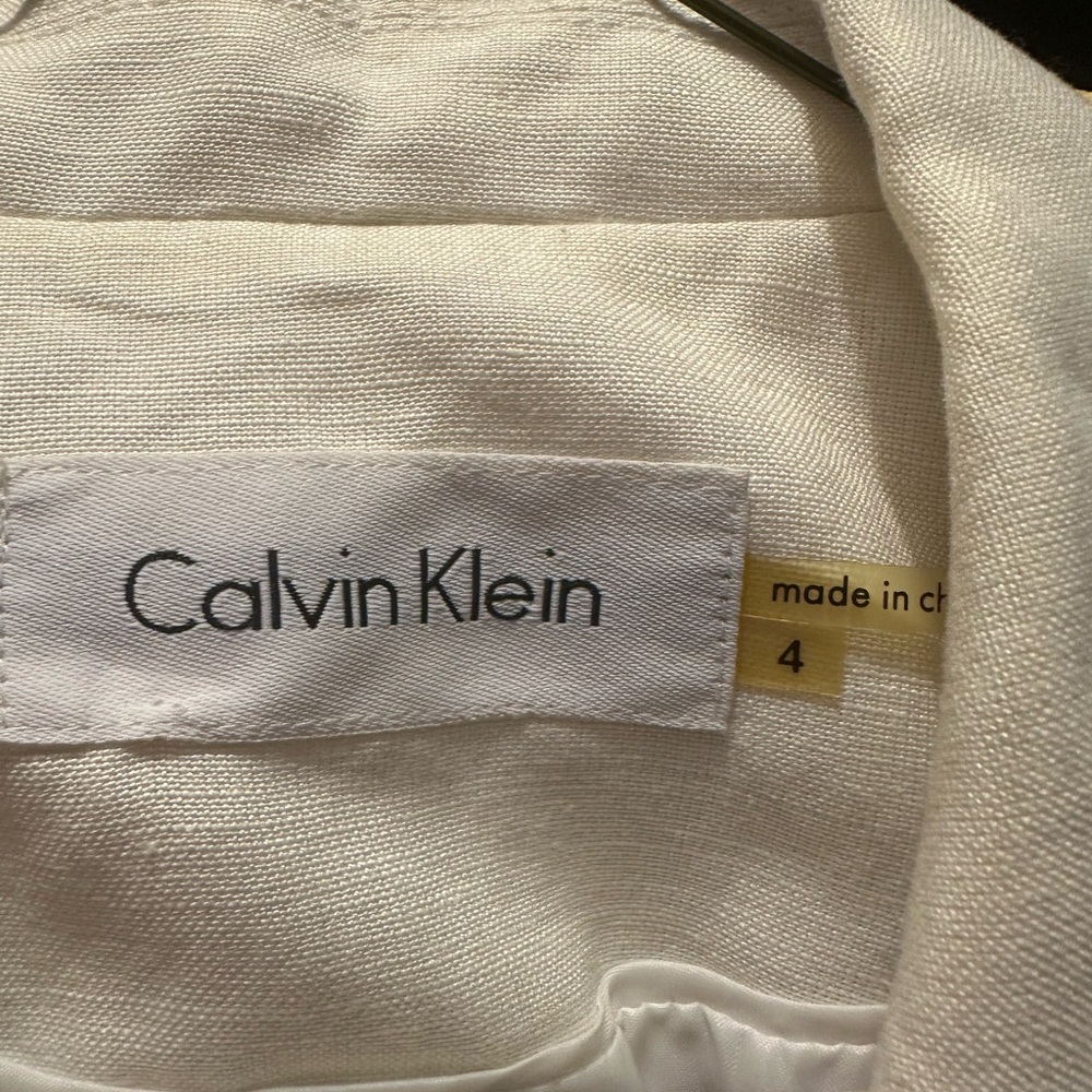 Calvin Klein Ivory Jacket - Picture 2 of 2
